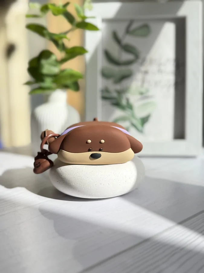 1fc879 کاور ایرپاد Cartoon Puppy سیلیکونی با آویز