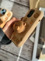 قاب Bear سیلیکونی استند شو آیفون، سامسونگ، شیائومی