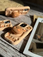 قاب Bear سیلیکونی استند شو آیفون، سامسونگ، شیائومی