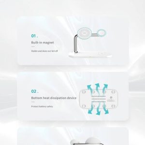 استند شارژ رومیزی ۳ کاره Rexcin