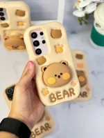 قاب Bear سیلیکونی استند شو آیفون، سامسونگ، شیائومی