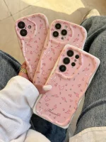 قاب Peachy Flowers & butterfly آیفون، سامسونگ، شیائومی