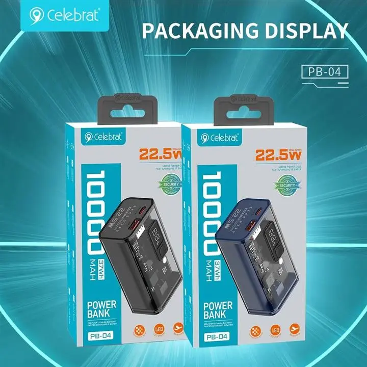 پاوربانک سلبریت pb04 ظرفیت 10000 میلی آمپر ساعت - تصویر 5