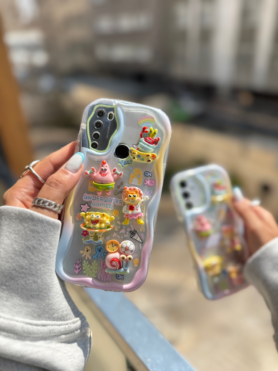 قاب باب اسفنجی برجسته سامسونگ و شیائومی (کدC1979)