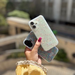 قاب يخي ريبون و گل آيفوني (کدC2058)