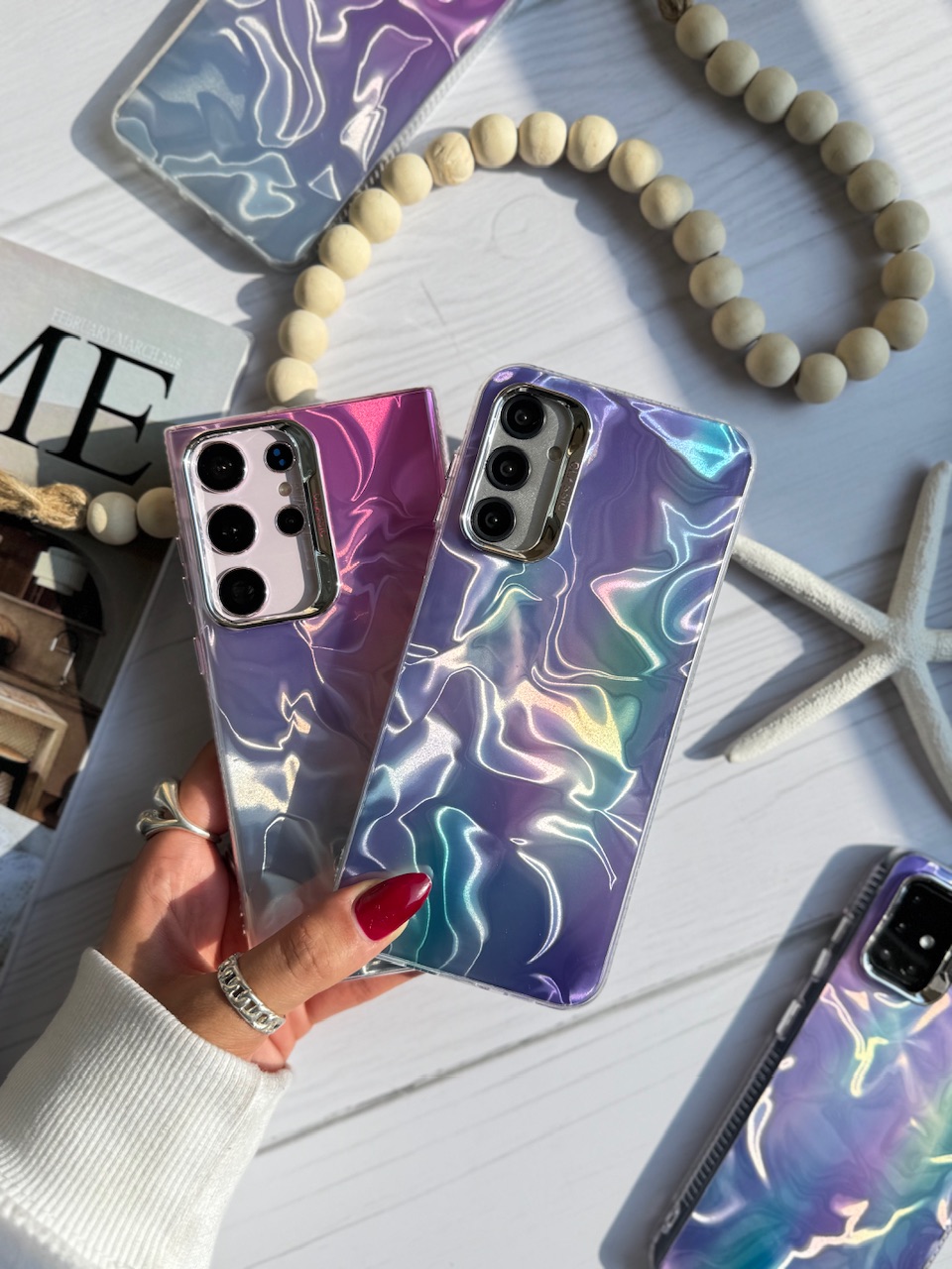 قاب موج آبنباتی سامسونگ و شیائومی (کدC1878) - تصویر 2