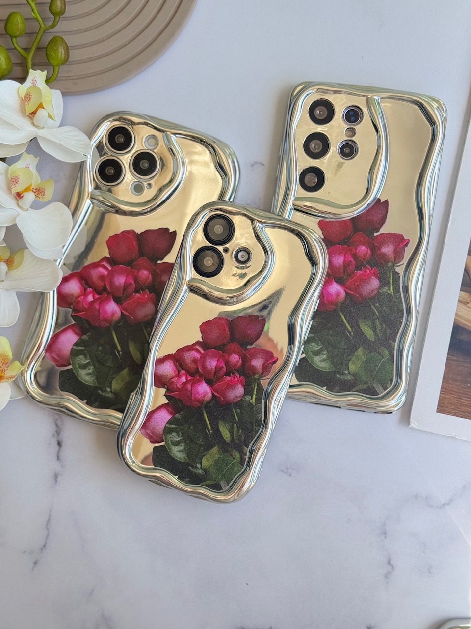 قاب Rose آیفون و سامسونگ و شیائومی (کدC1997) - تصویر 5