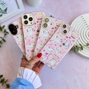 قاب گربه صورتی (کدC2025)