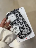 قاب پلنگی نگین دار