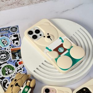 قاب  خرس استارباکس سیلیکونی (کدC1801)