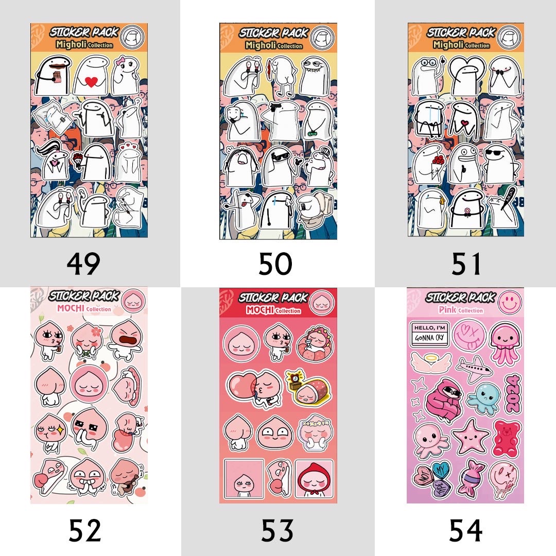 پک استیکر شماره 1 تا 78 (کدa0142) - تصویر 9