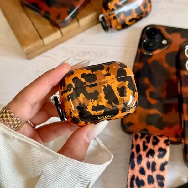 ایرپاد ست قاب Leopard Flame