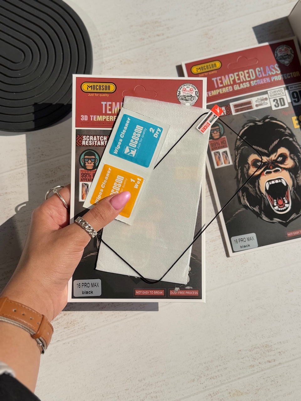 گلس شیشه ای برند MOCOSON (کدG7003) - تصویر 3