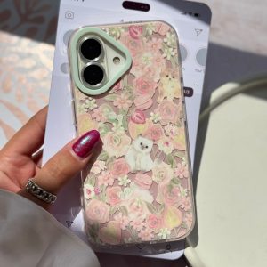 قاب پیشی در باغ گل (بدون آویز ) (کدC2061)