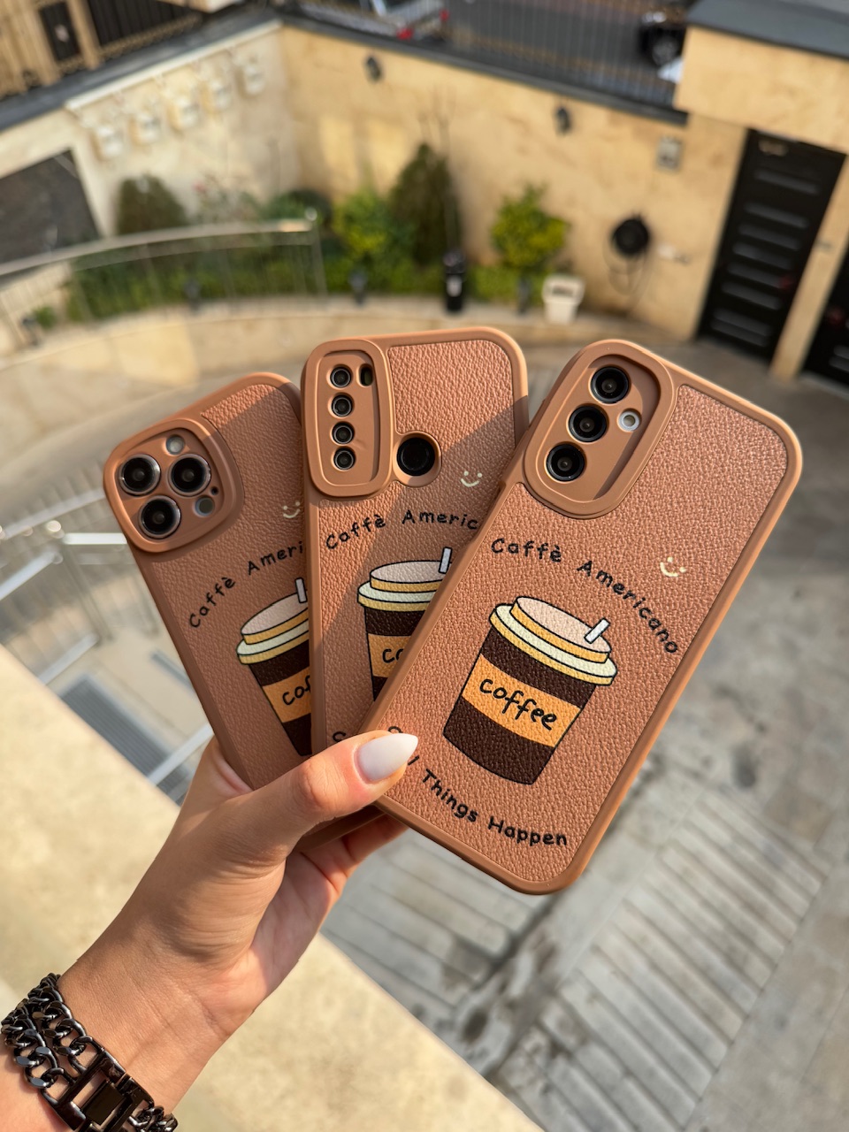 قاب Caffè americano آیفون ، سامسونگ ، شیائومی (کدC1934) - تصویر 4
