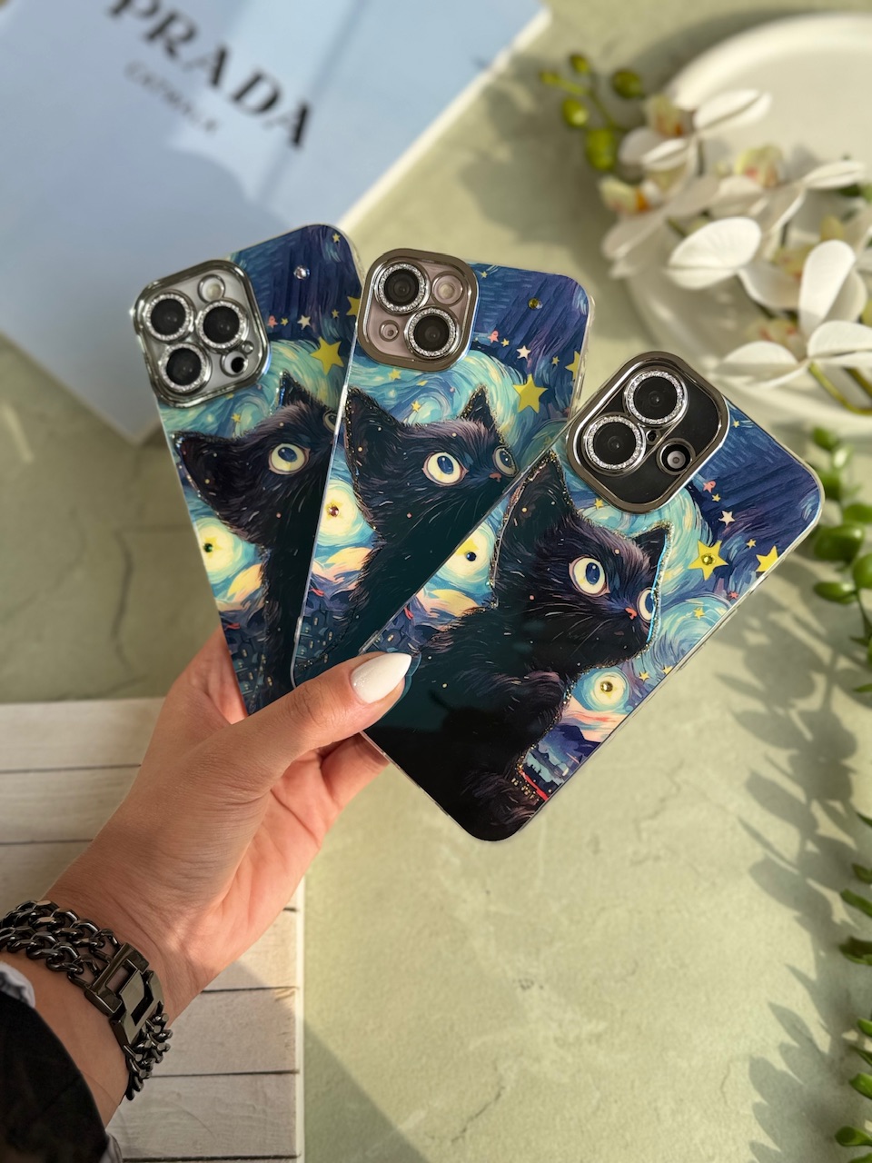 قاب گربه در شب پر ستاره (کدC1928) - تصویر 4