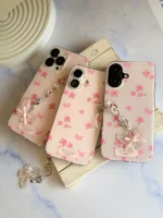 قاب Pink Flower Butterfly با آویز