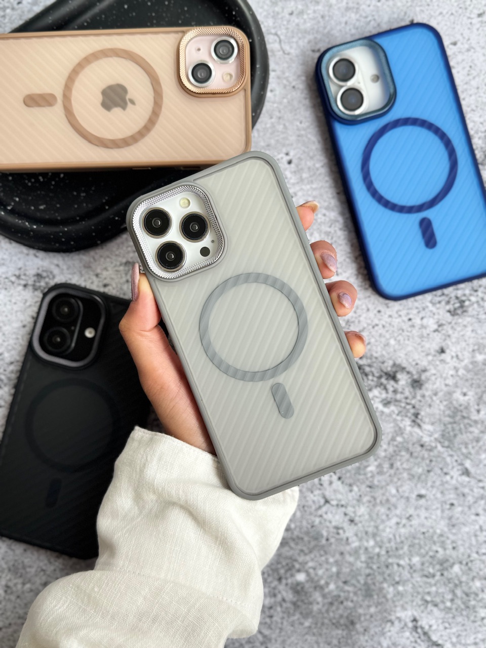 قاب Matte Mag (لنز کربن شیاردار) (کدC1991) - تصویر 8