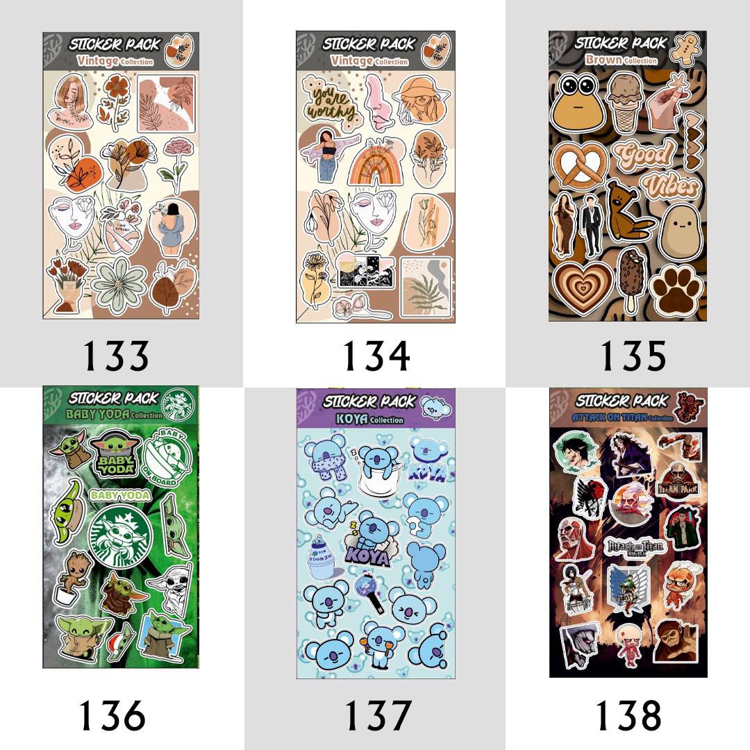 پک استیکر شماره 79 تا 149 (کدa0142) - تصویر 7