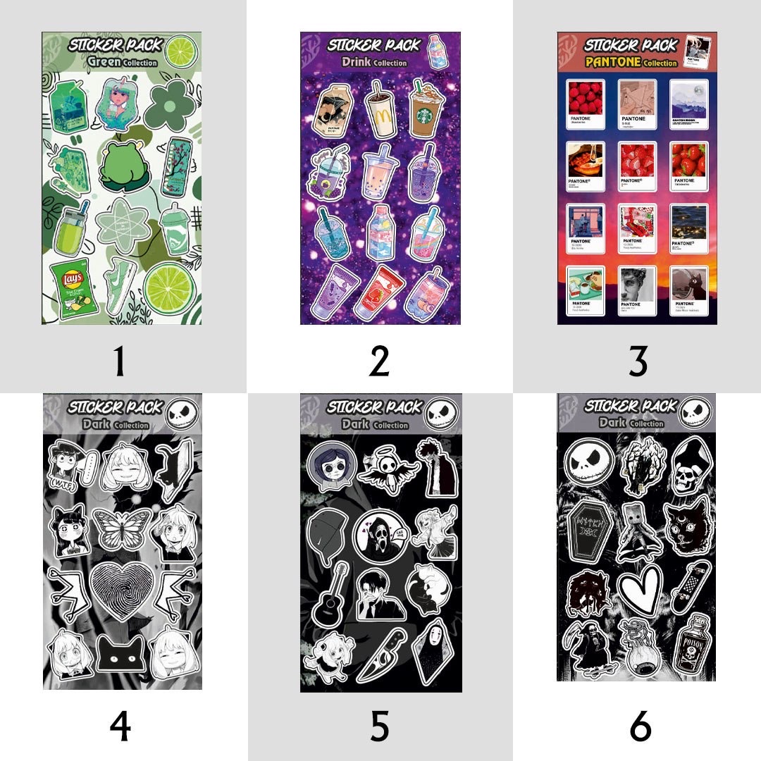 پک استیکر شماره 1 تا 78 (کدa0142) - تصویر 6