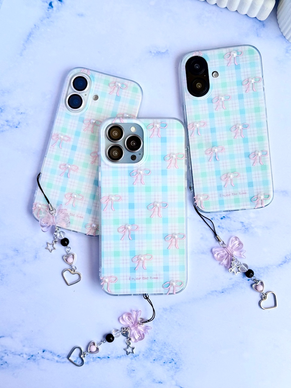 قاب Pink Seoul با آویز (کدC2031) - تصویر 4