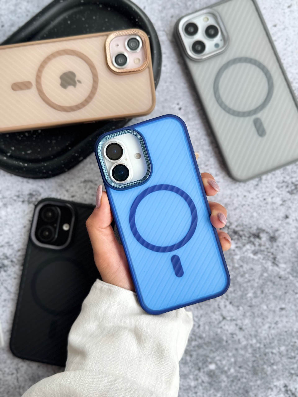 قاب Matte Mag (لنز کربن شیاردار) (کدC1991) - تصویر 3