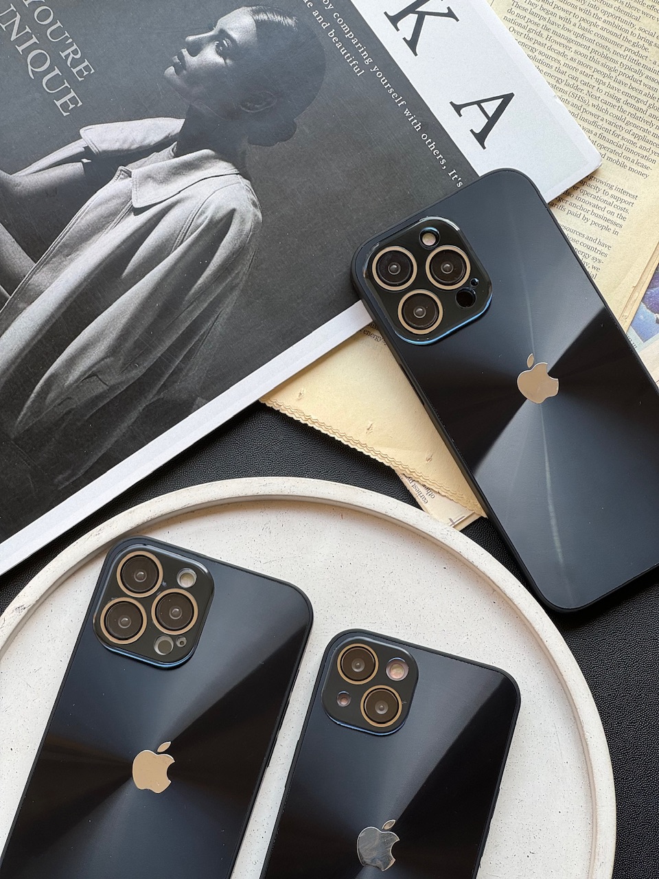 قاب مشکی لیزری (کدC1686) - تصویر 3