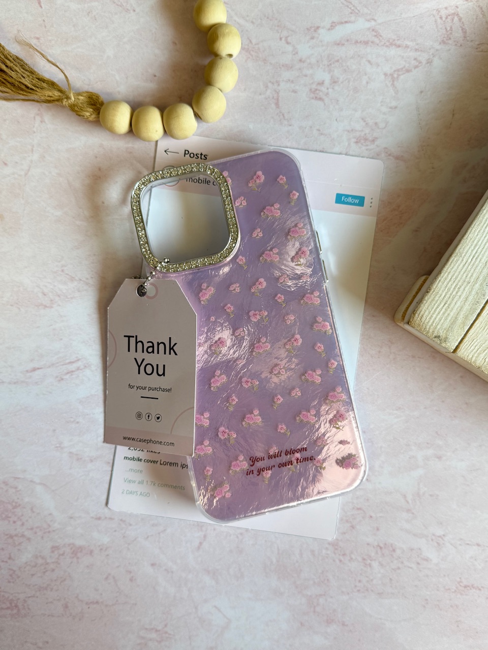 قاب Blooms آیفون (کدC2111) - تصویر 2