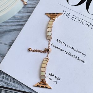 بند اپل واچ Luxury Pearl Chain (کدw5068)