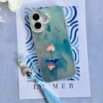 قاب نیلوفر آبی با آویز