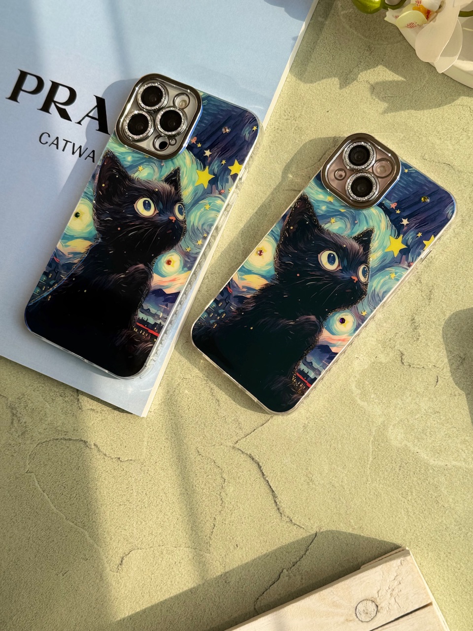 قاب گربه در شب پر ستاره (کدC1928) - تصویر 3