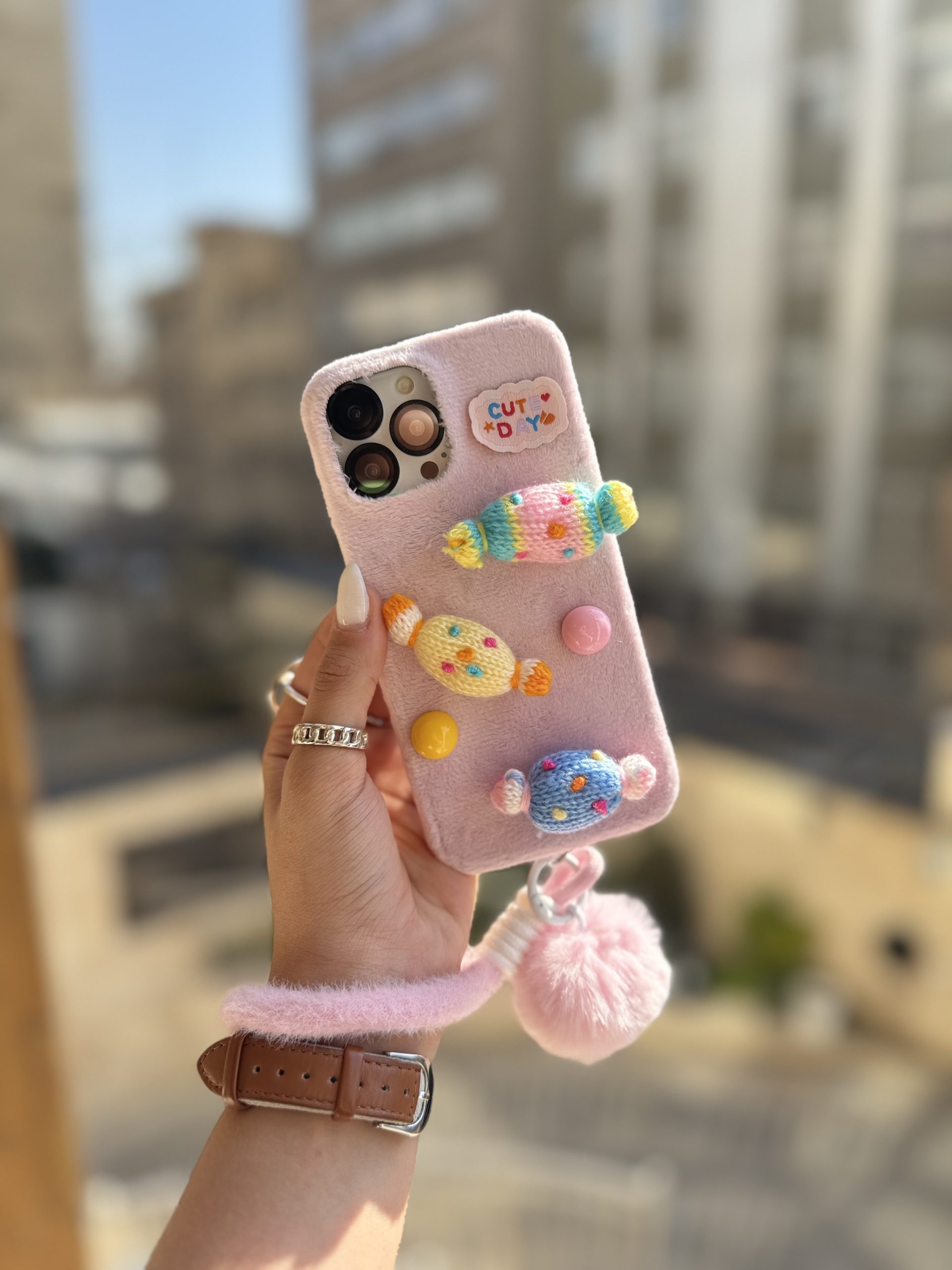 قاب شکلات کاموایی با آویز (کدC1942) - تصویر 5