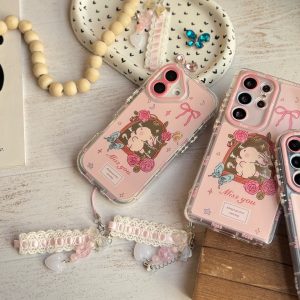 قاب خرگوش Miss You با بند ست (کدC1929)