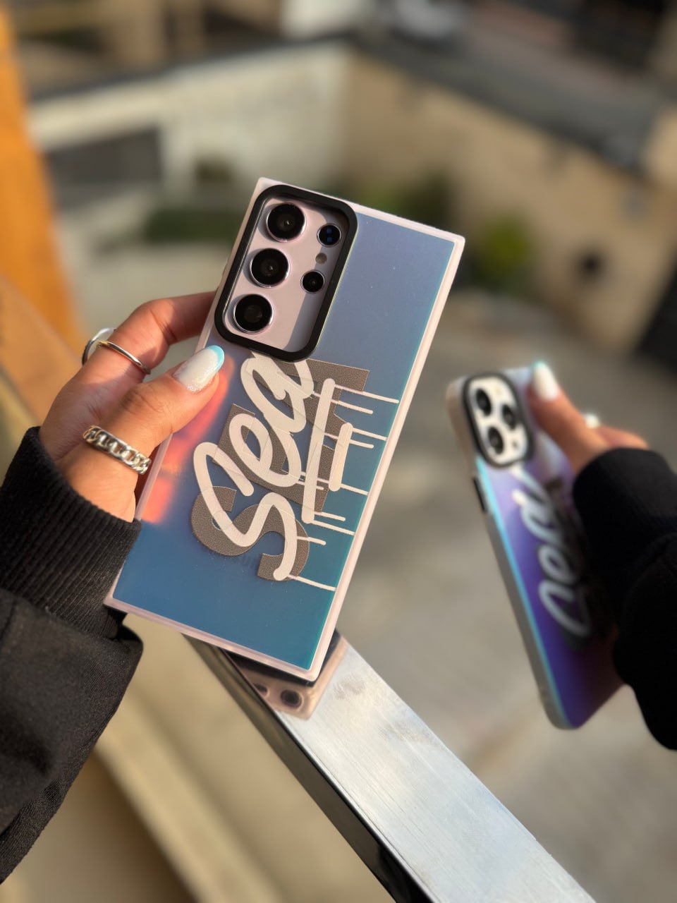 قاب Sea هولوگرامی آیفون و سامسونگ و شیائومی (کدC1976)