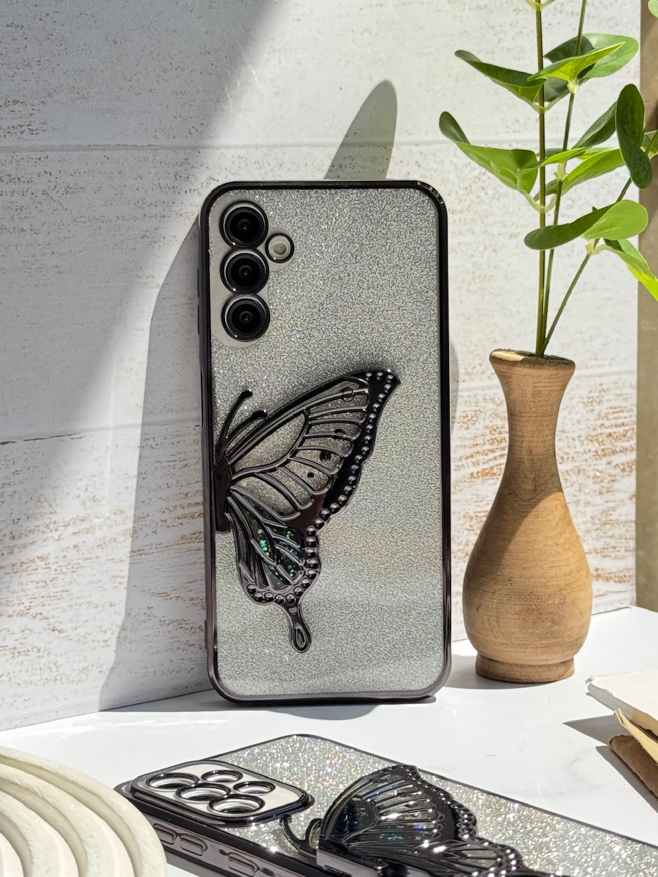 قاب بال پروانه آکواریومی با ورق شاین سامسونگ و شیائومی (کدC1827)