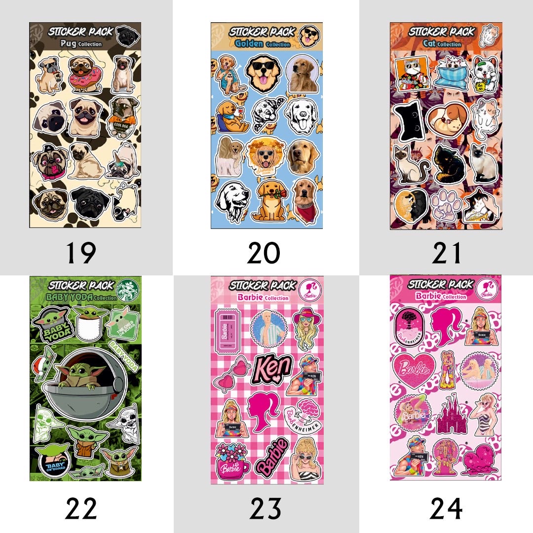 پک استیکر شماره 1 تا 78 (کدa0142) - تصویر 11