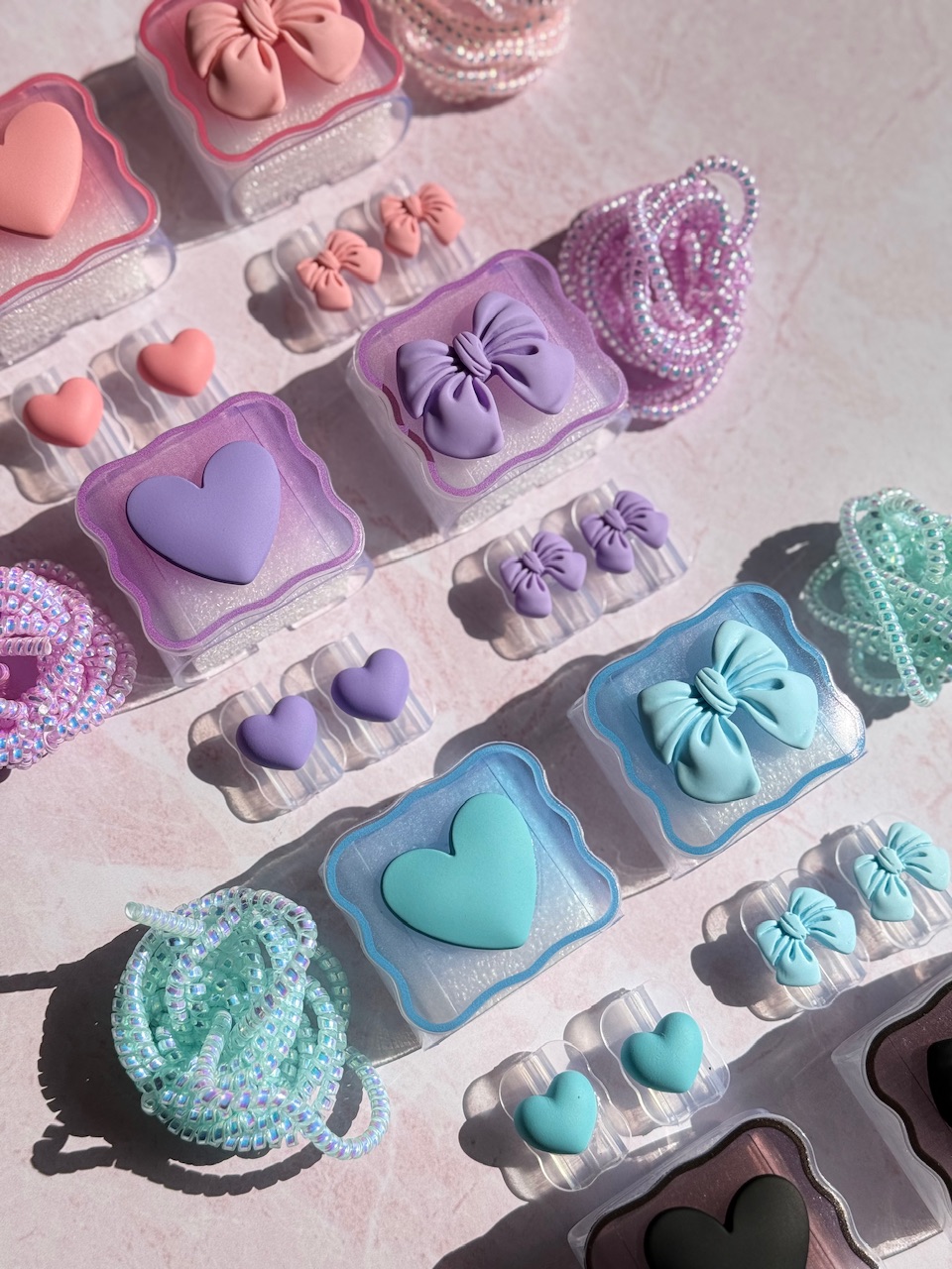 محافظ آداپتور 25 وات سامسونگ قلب و پاپیون رنگی (4تکه) (کدa0282) - تصویر 6