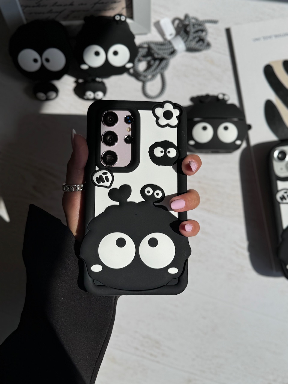 قاب میکروب هپل سیلیکونی آیفون ، سامسونگ ، شیائومی (کدC1849) - تصویر 4