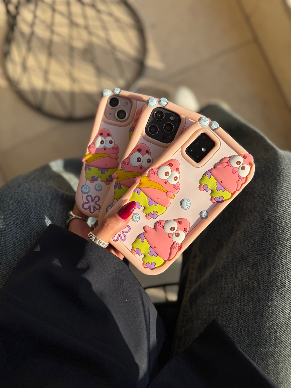 قاب پاتریک بازیگوش سیلیکونی آیفون سامسونگ شیائومی (کدC1875)