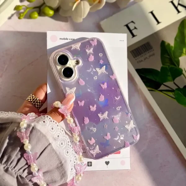 قاب Holo butterfly با آویز