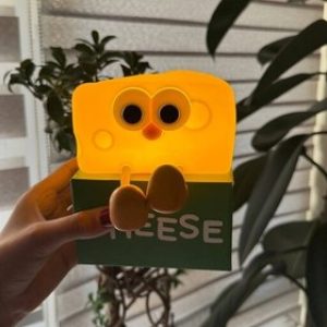 چراغ خواب سیلیکونی طرح پنیر