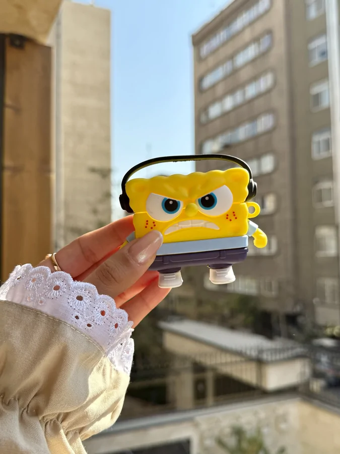 296006 کاور ایرپاد سیلیکونی دیجی باب اسفنجی (کدa0289) - تصویر 1