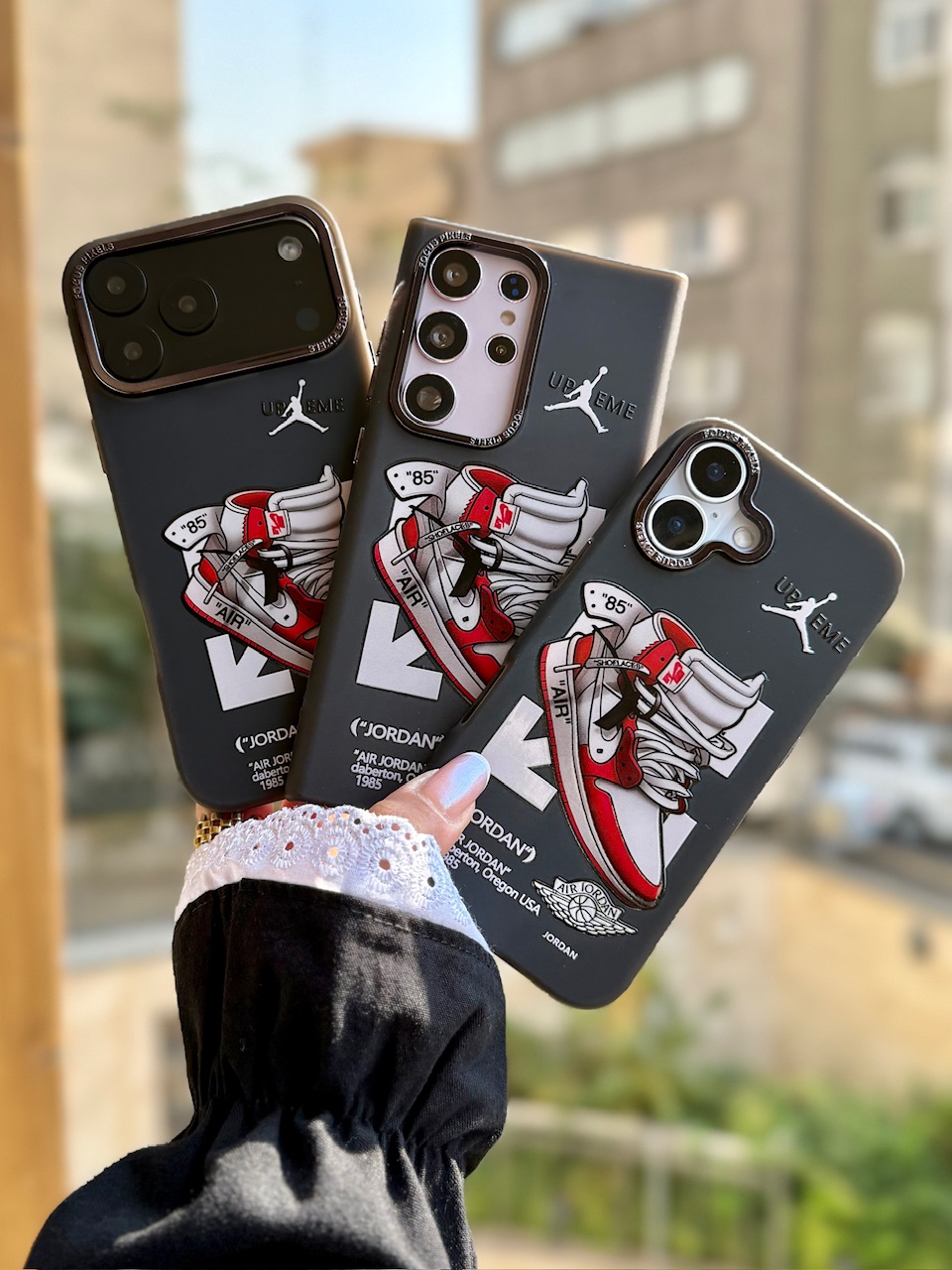 قاب Jordan 1 RED آیفون / سامسونگ / شیائومی (کدC2149) - تصویر 5