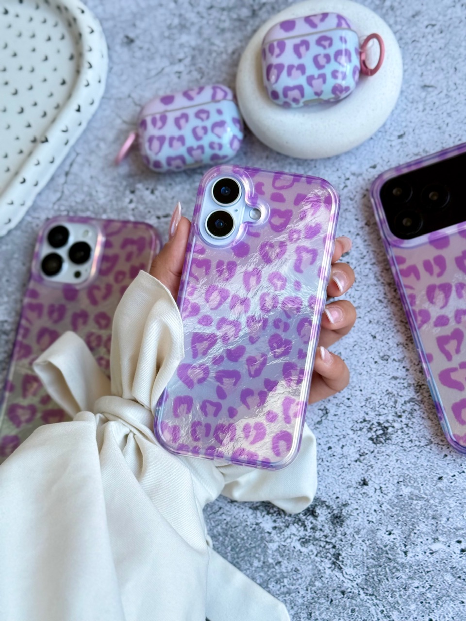 قاب پلنگی Violet (کدC2154) - تصویر 6