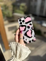 قاب پلنگی Romantic Pink آیفونی