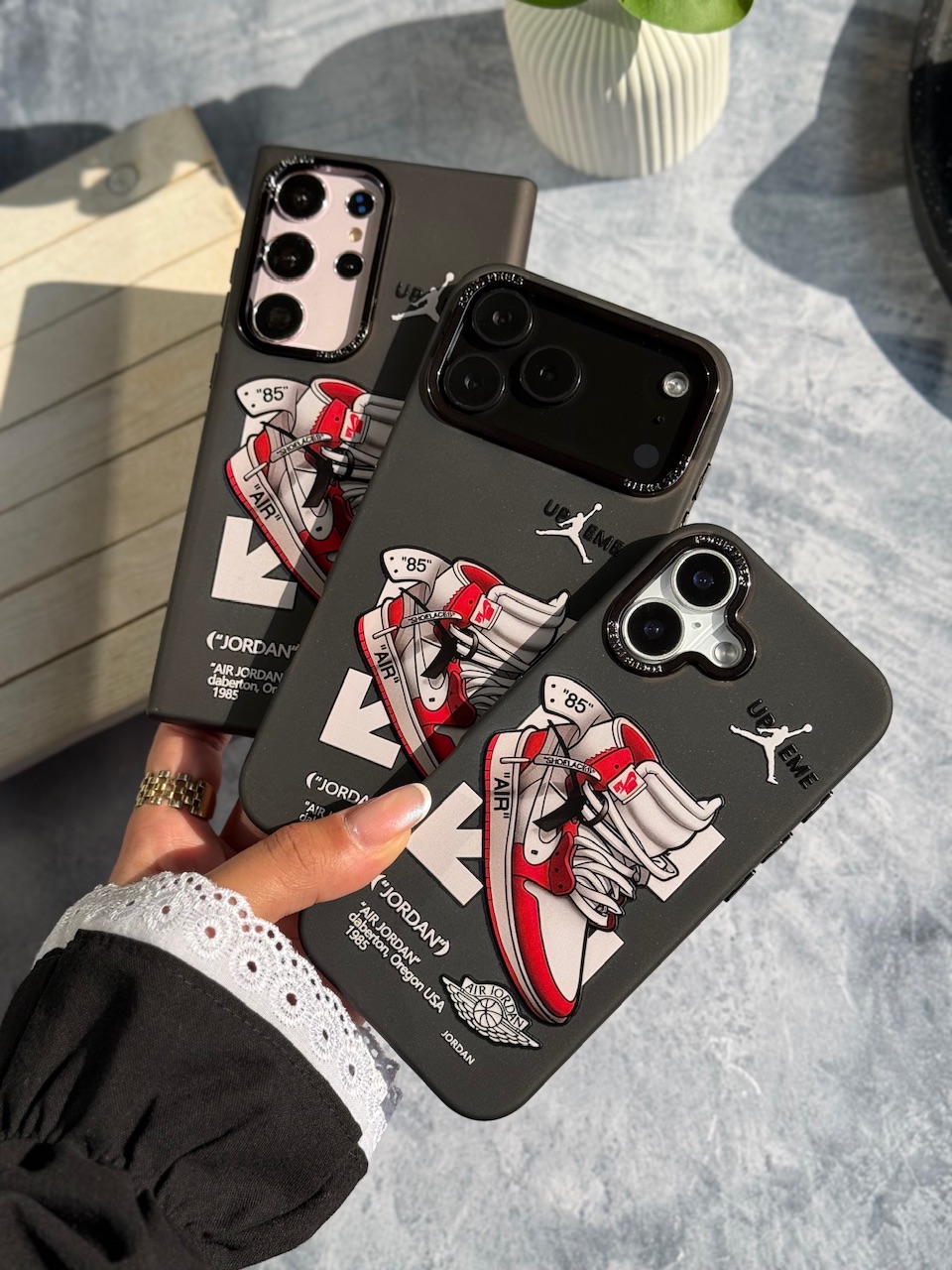 قاب Jordan 1 RED آیفون / سامسونگ / شیائومی (کدC2149) - تصویر 6