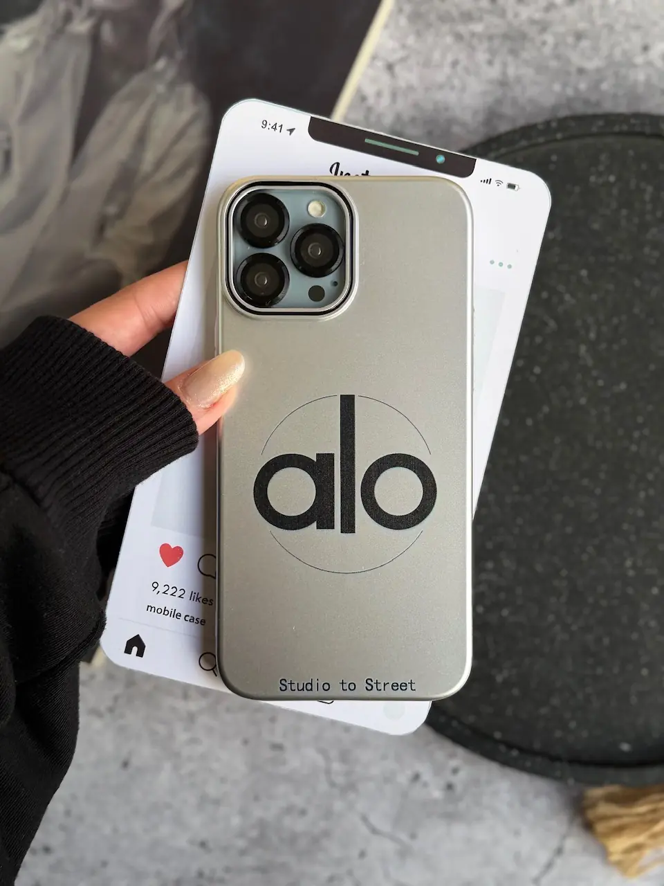 قاب Silver alo آیفون و سامسونگ (کدC2183) - تصویر 3