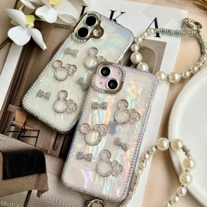 قاب میکی دیاموند یخی با آویز (کدC2179)