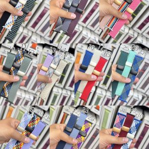 بند اپل واچ سگک مگنتی | سازگار با سایز 38/40/41 و 42/44/45/49 | در 30 رنگ‌بندی