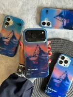 قاب mountain sunset